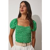 Happiness İstanbul Blouse - Green - Fitted cene