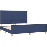  Okvir za krevet bez madraca plavi 160x200 cm od tkanine | Eponuda.ba
