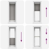 vidaXL Plisirana roleta antracit 40x150 cm širina tkanine 39,4 cm | shoptok.hr