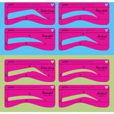 NYX Professional Makeup Zero To Brow Stencil Book predloge za obrvi 02 Thick 4 kos | Shoptok.si