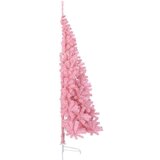 vidaXL Umjetna preddekorirana božićna jelka Roza 240 cm PVC | Shoptok.si