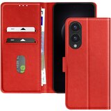 AVIZAR Ohišje za telefon Samsung Galaxy S25 Edge z denarnico in videomaterialom, Rdeča, (5000014906) | Shoptok.si