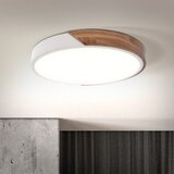  Brilagi - LED prigušiva svetiljka PILANA LED/48W/230V hrast/bela prečnik 40 cm + daljinski upravljač | Eponuda.com