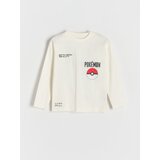 Reserved Majica dugih rukava Pokémon - krem | shoptok.hr