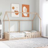Maison Chic Otroška postelja - Otroški ležaj - Otroški posteljni okvir 90x190 cm trdna borovina, (21698344) | Shoptok.si