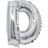 Procos Folija balon u obliku slova u srebrnoj boji – slovo D 32 cm | shoptok.hr