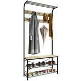 MID.YOU Predsoba Taliro, Črna, Barva Hrasta | Shoptok.si
