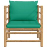  Vrtna sofa od bambusa sa zelenim jastucima | shoptok.hr