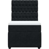 Box spring krevet s madracem crni 90x190 cm baršunasti | shoptok.hr