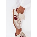 Boto Low Women Sneakers With Folded Tongue Burgundy Ardira | Shoptok.si