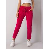 RUE PARIS Sweatpants-RV-DR-6110.92P-fuchsia | Shoptok.si