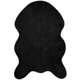  Faux Rabbit Fur Rug Olite Crna 80 x 120 cm Poliester | shoptok.hr