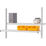 RAU Polica, svetlo sive barve RAL 7035, ŠxGxV 750 x 300 x 75 mm | Shoptok.si
