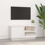 TV omarica bela 80x35x40,5 cm trdna borovina, (20731655) Cene
