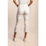 Fenzy Pamučne Capri Hlače S Printom, Bijele | shoptok.hr