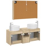 Set ormarića za kupaonicu 4 kom. Hrast sonoma Konstruirano drvo | shoptok.hr