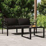  3-dijelna vrtna garnitura s jastucima aluminijska antracit | shoptok.hr