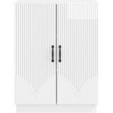  Kreveta Bijela visokog sjaja 66 x 34,5 x 87 cm | shoptok.hr