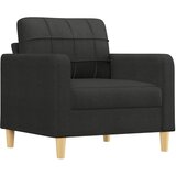  3-dijelni set sofa s jastucima crni od mikrovlakana | shoptok.hr
