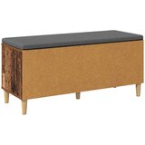  Klupa za hodnik s jastukom s vratima Staro drvo 60 x 38 x 46 cm | shoptok.hr