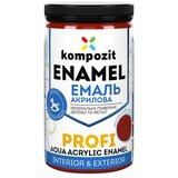  Akrilni emajl KOMPOZIT PROFI Gloss 0,3 l | Crveni Cene