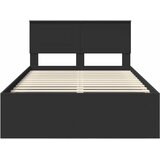  Krevetna konstrukcija Crna 135 x 190 cm Konstruirano drvo | shoptok.hr