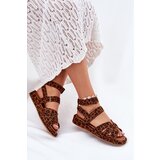 Boto Women's sandals with Velcro leopard Uvissa | ePonuda.com