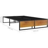 vidaXL Okvir za krevet crni metalni 120 x 200 cm | shoptok.hr