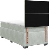  Boxspring krevet s madracem Svjetlosiva Jjedan Baršun | shoptok.hr