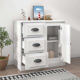  Komoda bijela 70 x 35 5 x 67 5 cm od konstruiranog drva | shoptok.hr