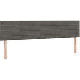  Krevet s oprugama i madracem tamnosivi 200x200 cm baršunasti | shoptok.hr