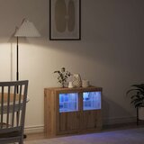  LED komoda S LED lampica 2 pcs Umjetnički hrast 41 x 37 x 67 cm | shoptok.hr