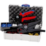 Knipex samopodešavajuća klešta za krimpovanje za hilzne + automatska klešta za skidanje izolacije u tanos mini-systainer® plastičnoj kutiji sa izolovanim hilznama (97 90 16) | ePonuda.com