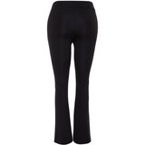 Trendyol Curve Plus Size Sports Leggings - Black - High Waist | shoptok.hr