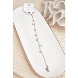 Kesi Silver ankle bracelet with marigolds and stars | shoptok.hr