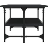  Stolić za kavu crni 100 x 50 x 40 cm konstruirano drvo | Eponuda.com