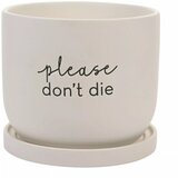 Widdop & Co. Country Living - Saksija - Country Living, Please Don't Die Cene