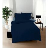 Kaeppel posteljnina 140/200 cm saten temno modra | Shoptok.si