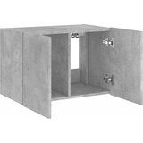  Zidni TV ormarić s LED svjetlima siva boja betona 60x35x41 cm | Eponuda.com