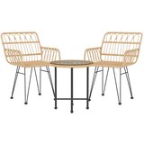  3-dijelni vrtni blagovaonski set od poliratana | Eponuda.com