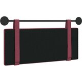  Držeće uzglavlje Zidne Vinska crvena 110 x 55 x 5 cm tkanina - boja crnog vina 100 cm bez LED svjetla | shoptok.hr