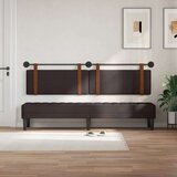  Držeće uzglavlje Zidne Tamno smeđa 210 x 55 x 5 cm Antikni PU - Tamno smeđa 200 cm bez LED | shoptok.hr