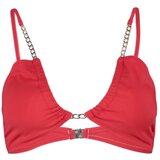 Trendyol Red Chain Accessory Bikini Top Cene