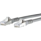 Metz Connect 1308455033-E RJ45 omrežni kabel\, Patch kabel CAT 6a S/FTP 5.00 m siva z zaščitnim zapornim zatičem 1 kos, (20421470) | Shoptok.si