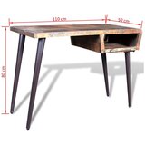  Pisalna miza predelan les z železnimi nogami | Shoptok.si