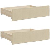  Dnevni krevet na razvlačenje s ladicama krem 80x200 cm tkanina | shoptok.hr