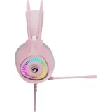 H8325 PK Žičane Slušalice s RGB Osvjetljenjem - Roza