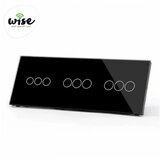 Wise prekidac na dodir - 9 tastera - stakleni panel | ePonuda.com