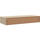  Zidna polica s ladicom boja hrasta 60 x 23,5 x 10 cm MDF | shoptok.hr