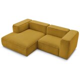 Bobochic Paris Oker rumena kotna sedežna garnitura iz tkanine bouclé (levi kot) Zephyr – | Shoptok.si